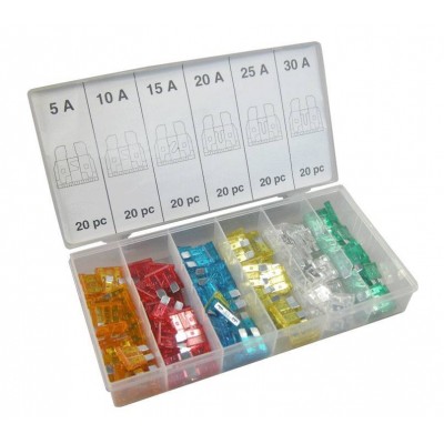 Tc-1039 120pc Auto Car Fuse Assortment Fuse Box For Car